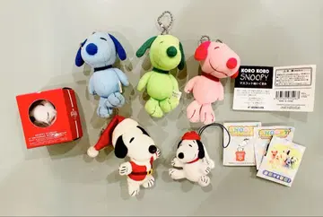 스누피 봉제 인형 세트 SNOOPY