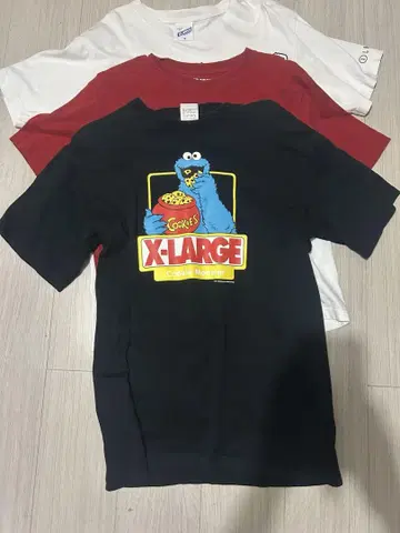 Xlarge 티셔츠 3세트