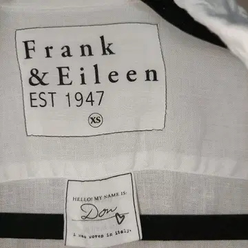 Frank&Eileen 1947 화이트 셔츠