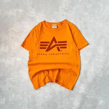 ALPHA INDUSTRIES 빅 프린트 로고 알파인더스트리