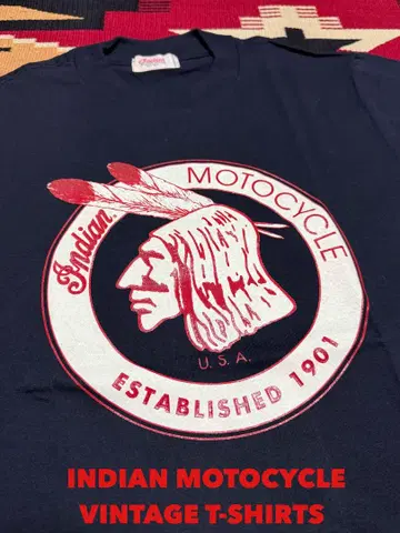 VINTAGE INDIAN MOTOCYCLE T-SHIRTS