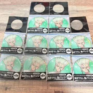 Dr.STONE 로손100 캔뱃지 이시가미 센쿠 10개