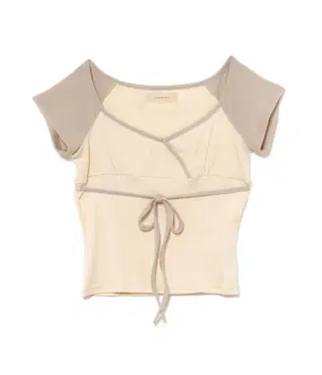 andmary Alma cachecoeur tops beige
