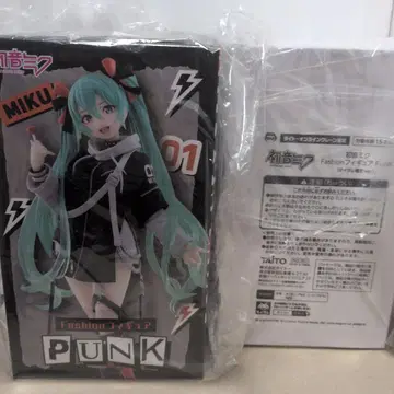 하츠네 미쿠 Fashion 피규어 punk 타이토 크레인 한정판