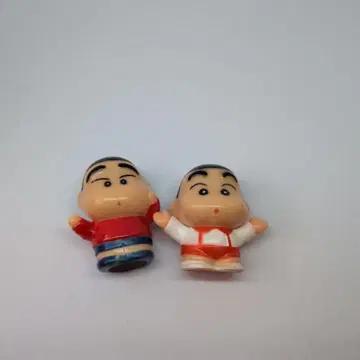 짱구는 못말려 소프트 비닐 손가락 인형 당시 물품