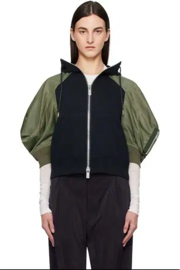 sacai [22SS] Sponge Sweat x Nylon Twill