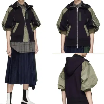 sacai [22SS] Sponge Sweat x Nylon Twill