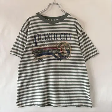 90s 빈티지 US 싱글 스티치 티셔츠 구제 의류 미국 보더
