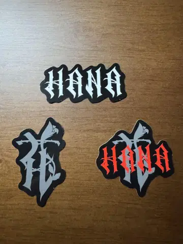 HANA 하나 로고 스티커 3매 세트