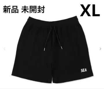 윈드앤씨 Waffle Shorts 블랙