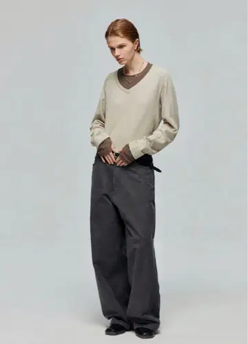 SIMPLE PROJECT / 더블 컷 롱 슬리브