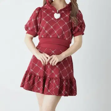 Ank Rouge 모노그램 자수 셋업