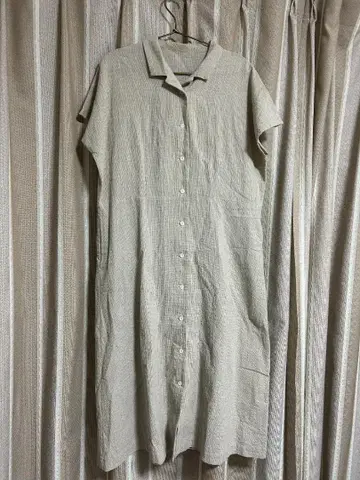 나카가와 세이시치 상점 무릎 기장 반팔 원피스