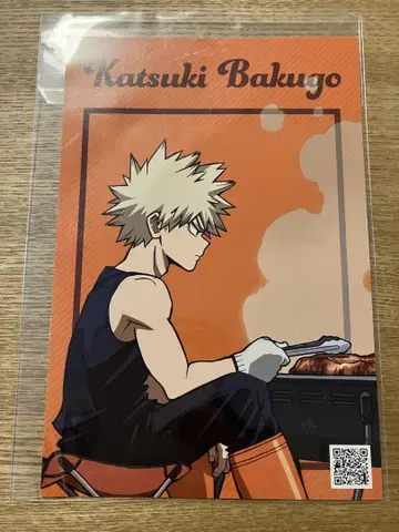 109 히로아카 바쿠고 카츠키 엽서 바비큐