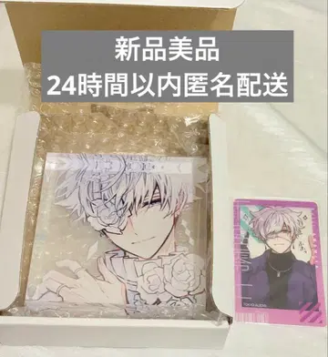 미품 도쿄 에일리언즈 블룸 아크릴 블록 아마미야 레이지 클리어 카드