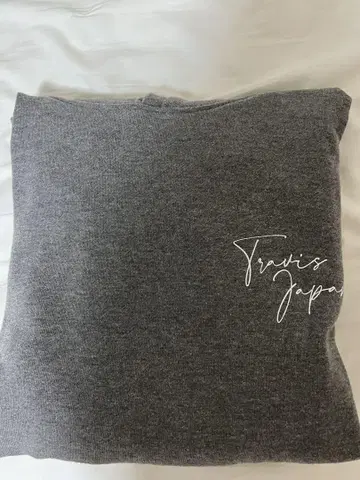 Travis Japan 후드티 그레이