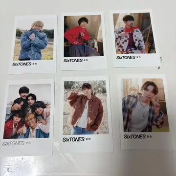 SixTONES 음색 구매 혜택 트레이딩 카드