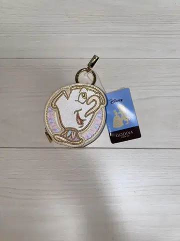 디즈니 칩 미녀와 야수 파우치 포함 에코백 GODIVA 콜라보