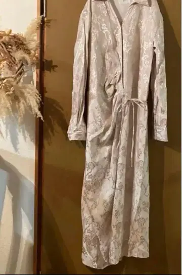 Ameri SATIN JACQUARD FLOWER DRESS