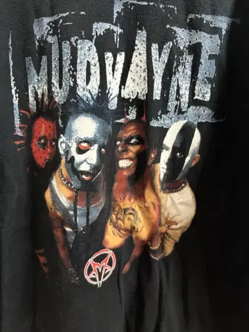 00s mudvayne 밴드 티셔츠 초레어 빈티지