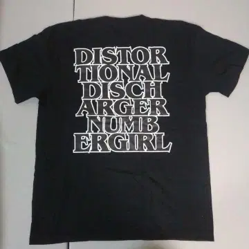 NUMBER GIRL DISTORTIONAL DISCHARGER 티셔츠
