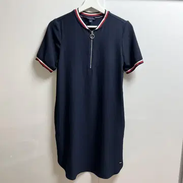 타미힐피거 반팔 원피스 트리콜로