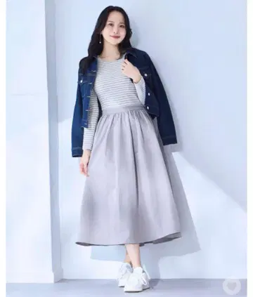 overE 컷 도킹 원피스 96