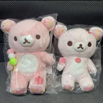 리락쿠마 벚꽃 리락쿠마 모아서 앉혀 놓는 봉제 인형