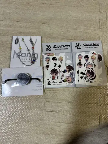 SnowMan mania 스노라보 굿즈