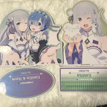 리제로 행운 가득! 트레이딩 캔뱃지 행운 렘 에밀리아 쪼꼬미