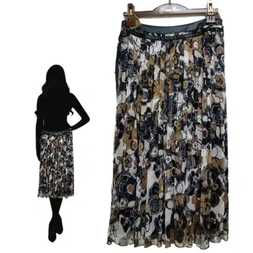 수입 로싸 실크 플레어 스커트 미사용품 42 재가격 인하