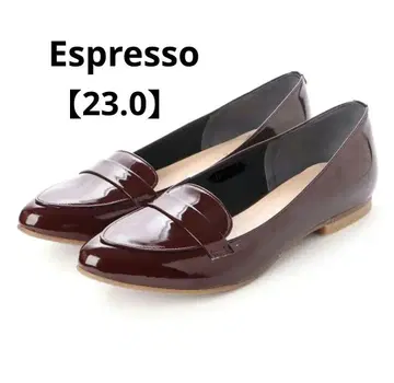 에스프레소 Espresso 가죽 플랫 펌프스 23.0