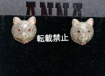 ANNA SUI 안나수이 귀걸이 미사용 고양이 모티브