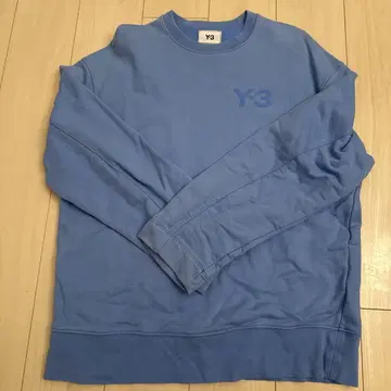 Y-3 파란색 로고 맨투맨