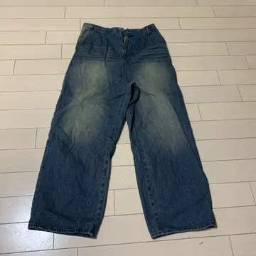 데님 블루 L 사이즈 청바지
