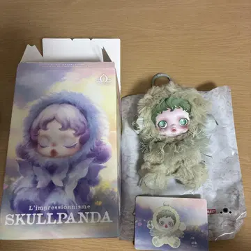 SKULLPANDA 스컬팬더 Pond 봉제 인형 펜던트