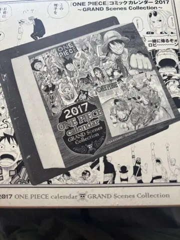 ONEPIECE 2017년 달력