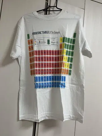 PERIODIC TABLE (원소 기호 주기율표) T셔츠