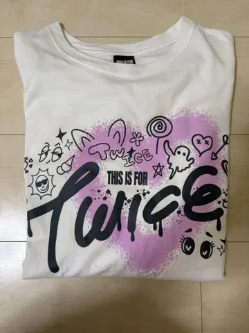 TWICE THIS IS FOR T셔츠 M 사이즈 화이트