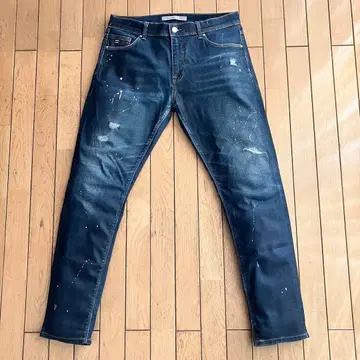 ZARA 팬츠 데미지 데님 청바지 스키니 스트레치 자라