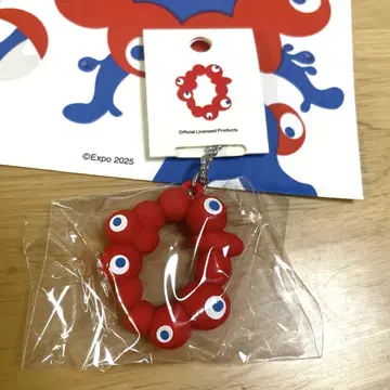 먄먄 PVC 로고 마스코트 볼체인 키링