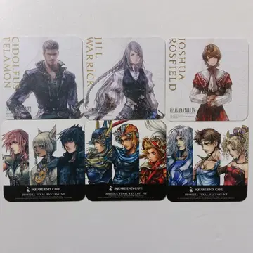 스퀘어 에니 카페 콜라보 한정판 코스터 FF16