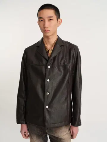 Sefr francis jacket 비건 가죽 자켓 L 사이즈