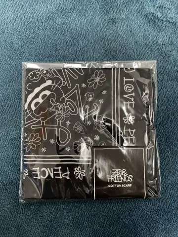 ZOA G-Dragon 팝업 굿즈 스카프 ZO&FRIENDS