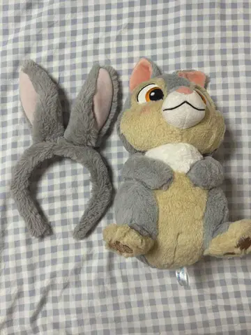 밤비 톤스케 머리띠 봉제 인형