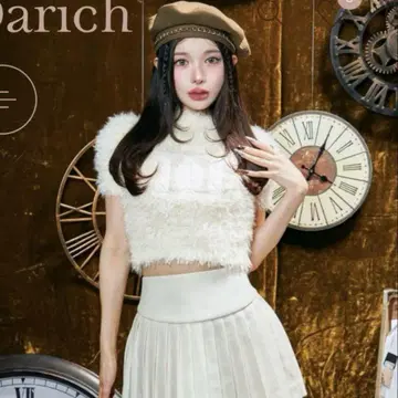 Darich 팬시 얀 니트탑