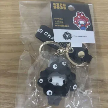 간사이 엑스포 akuaku 산리오 키링 블랙 변신 마이멜로디
