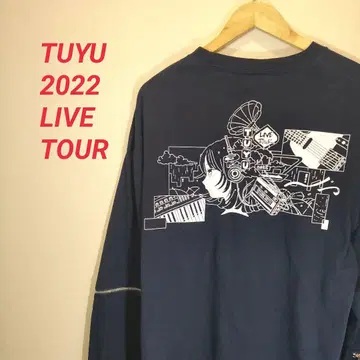 TUYU 2022 라이브 투어 BIG 롱T 네이비