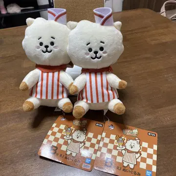 RJ 봉제 인형 약 15cm 택 포함