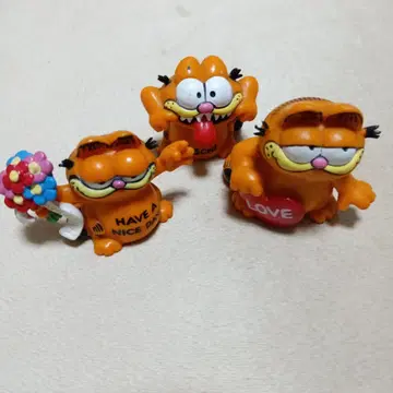 가필드 피규어 3체 세트